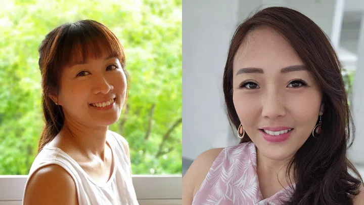 From left to right: Ong Hui Tze (OHT), an International Board Certified Lactation Consultant and founder of My Milkie Way, and Eliza Koo (EK), a volunteer breastfeeding counsellor at the Breastfeeding Mothers’ Support Group (Singapore) (BMSG).