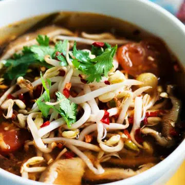 Vegetarian Tom Yum Soup