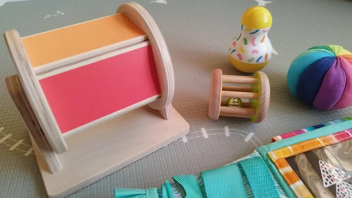 I really like that each subscription box of toys is developmentally appropriate, so they're engaging for my son. Photo: Melody Bay