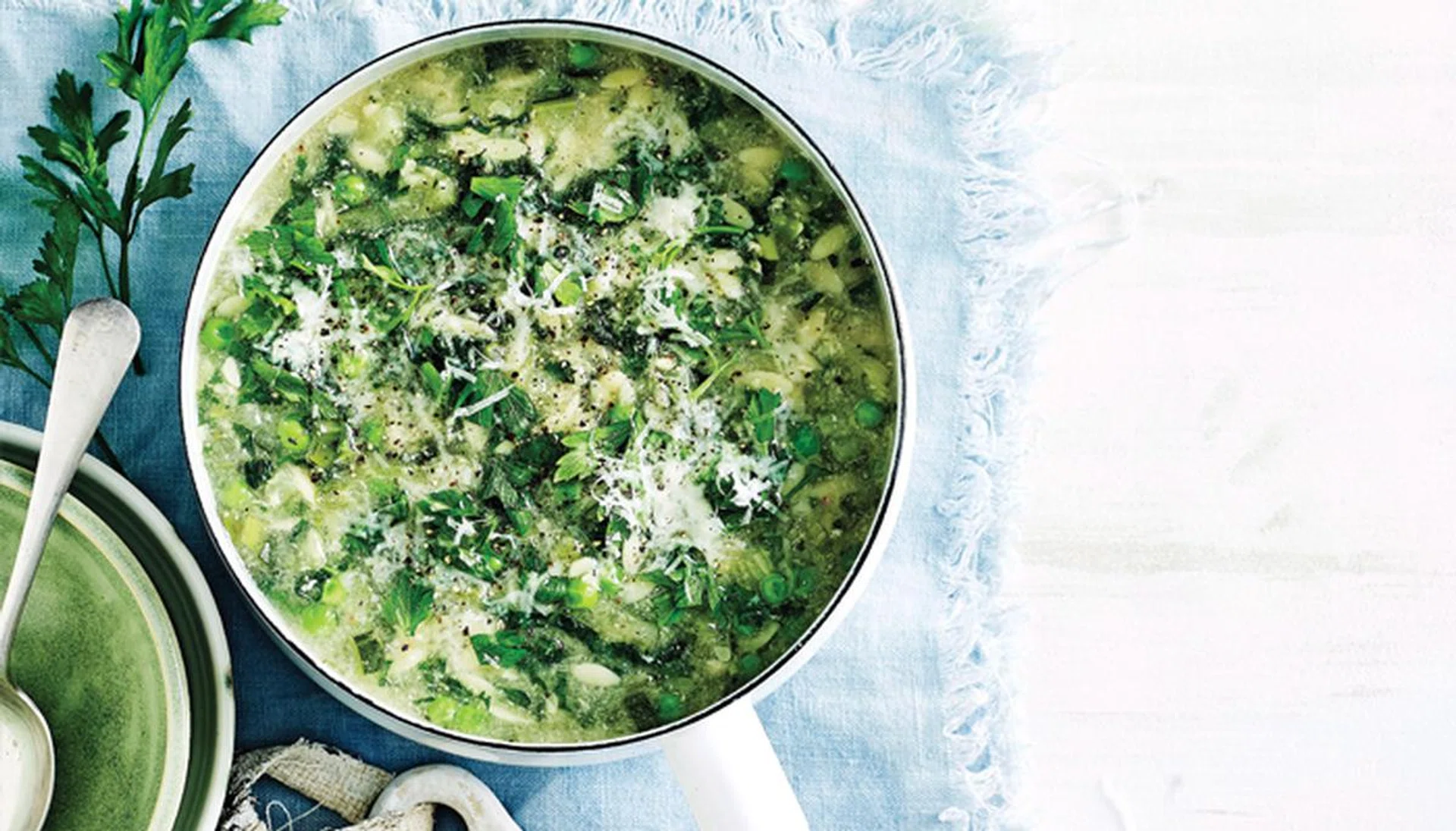 Hearty, healthy Soups - Green Minestrone