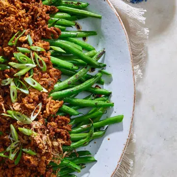 Spicy Dry-Fried Pork & Beans