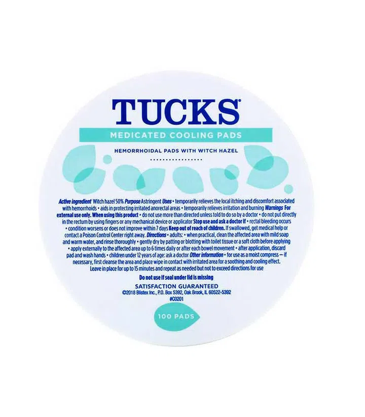 Medicated Cooling Pads by Tucks ($13.23 for 100 pads)