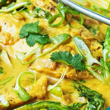 Turmeric & Coconut Poached Barramundi