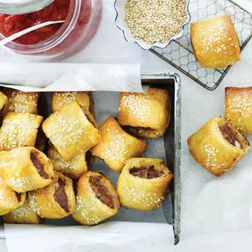 recipe for easy sausage rolls