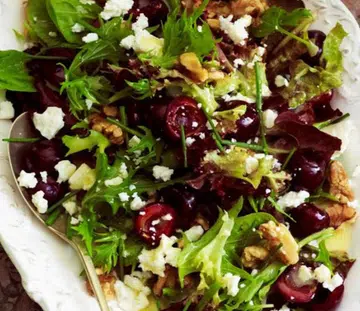 Cherry, Walnut & Feta Salad