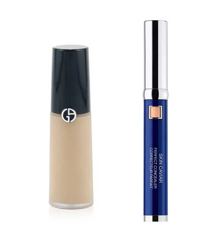 Armani Beauty Luminous Silk Concealer ($59.79; La Prairie Skin Caviar Perfect Concealer ($280 from Tangs)