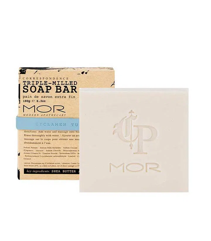 MOR Correspondence Cyclamen Tuberose Soap ($12.60)