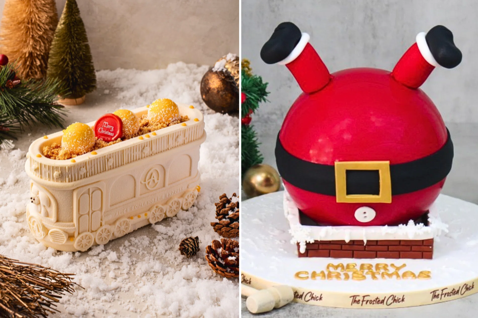 Christmas Log Cakes & Instagrammable Festive Desserts