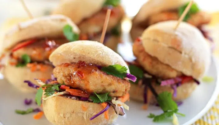 Thai Fish Cake Sliders