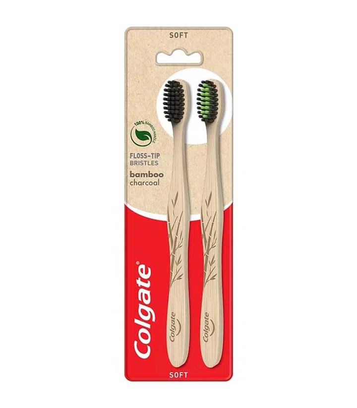 Colgate Bamboo Charcoal Toothbrush, $13.50 (for a pack of two)