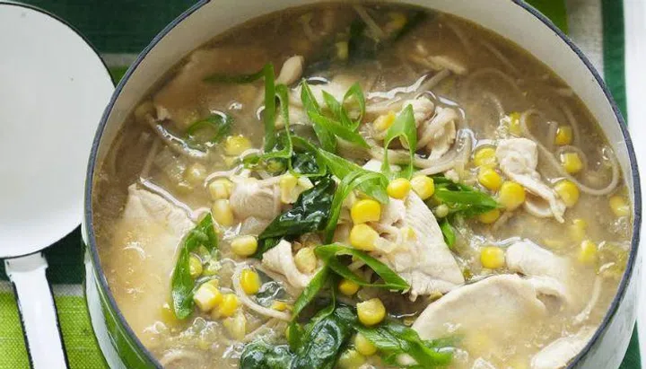 Chicken, Corn & Noodle Soup