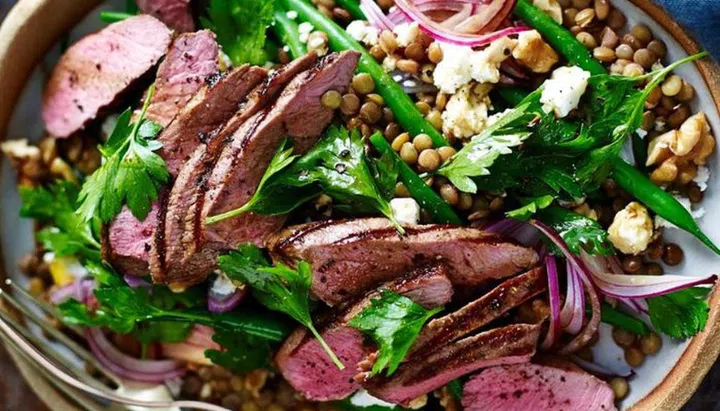 Lamb & Lentil Salad