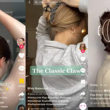8 Popular Hair Trends on TikTok – '90s Butterfly Clips and Japanese Hair Chopsticks are Back