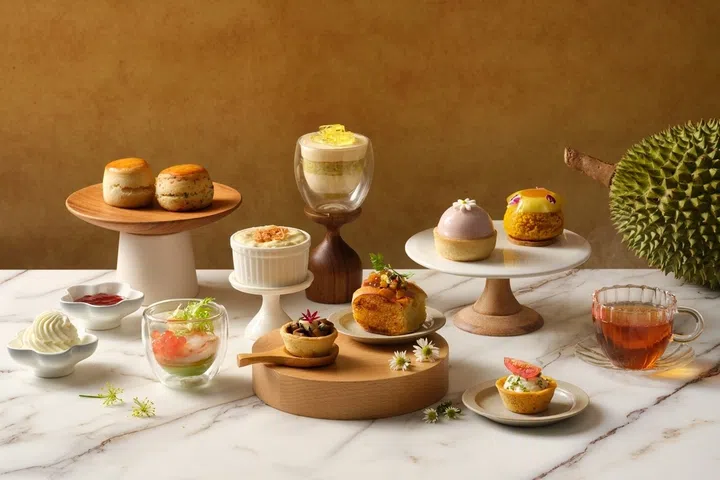 mao shan wang durian afternoon tea Singapore Marriott Tang Plaza Hotel