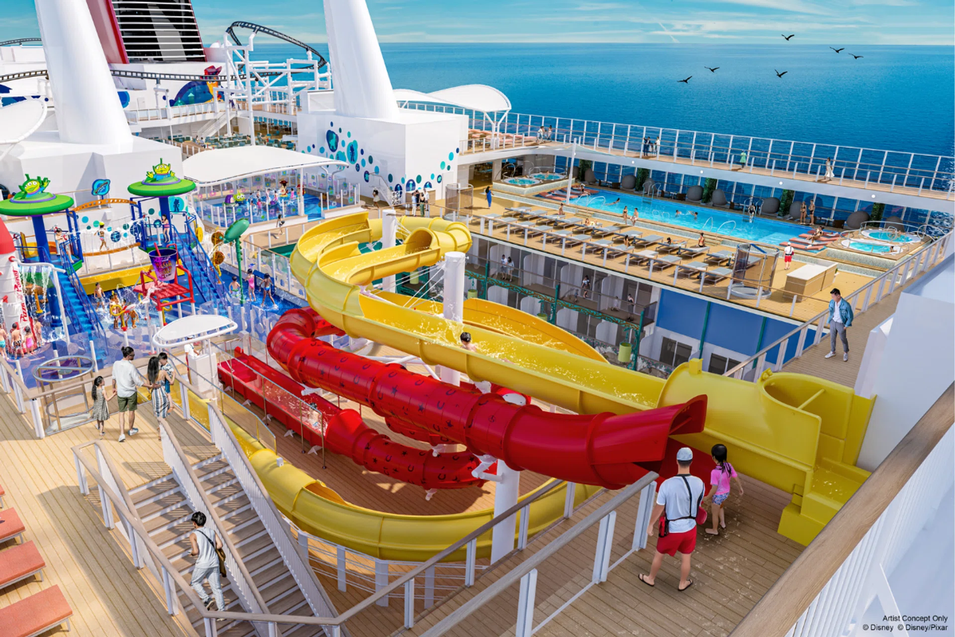 disney cruise singapore adventure toy story place water playland