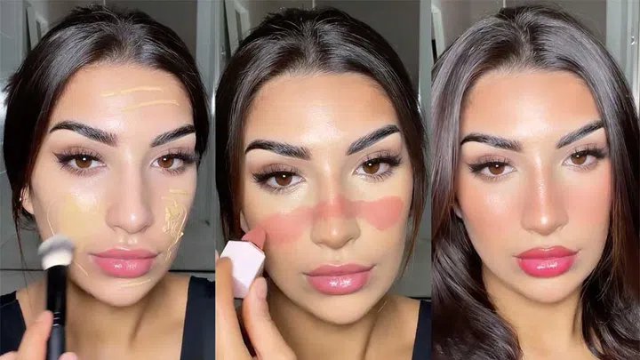 Influencer Honas (@honasbarz) shows how she gets her natural-looking dolphin skin
