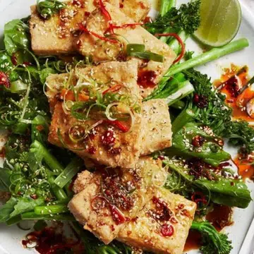 Crispy Tofu With Palm Sugar Dressing