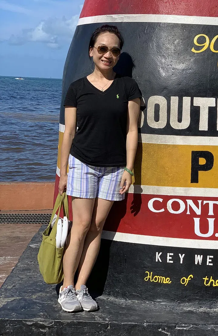 Nancy, about 18 weeks after starting her Optavia journey where she lost almost 10kg**. Credit: Nancy Ng