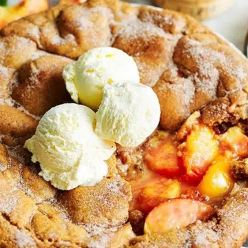 Peaches & Cream Pie
