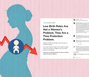 low fertility rate singapore, TFR