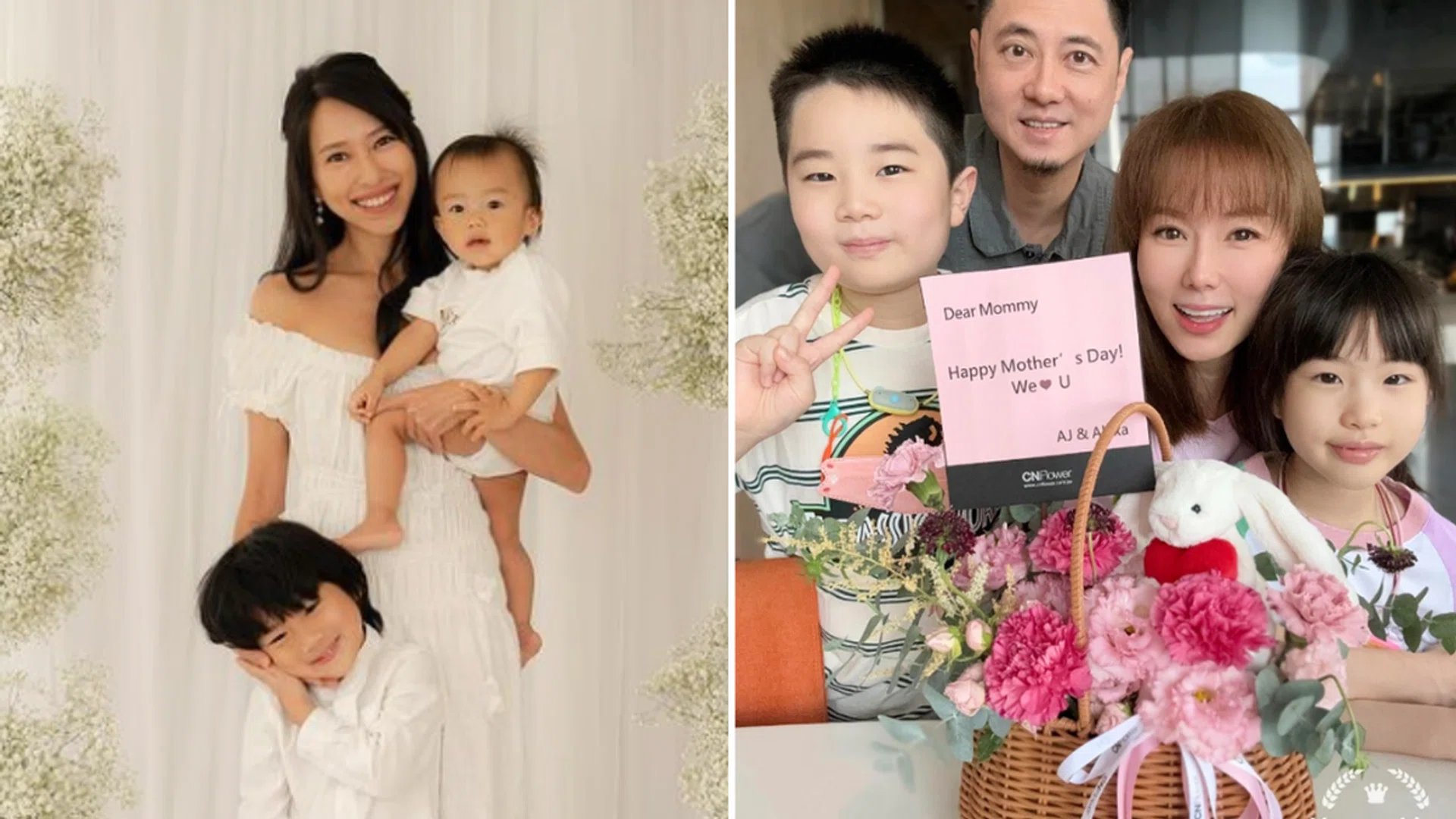 how singapore celebs celebrated mother's day