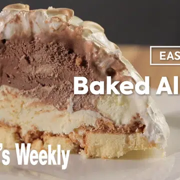 baked Alaska, also known in Singapore as ice cream cake