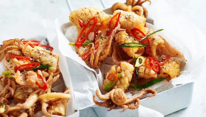 Air-Fryer Salt & Pepper Squid