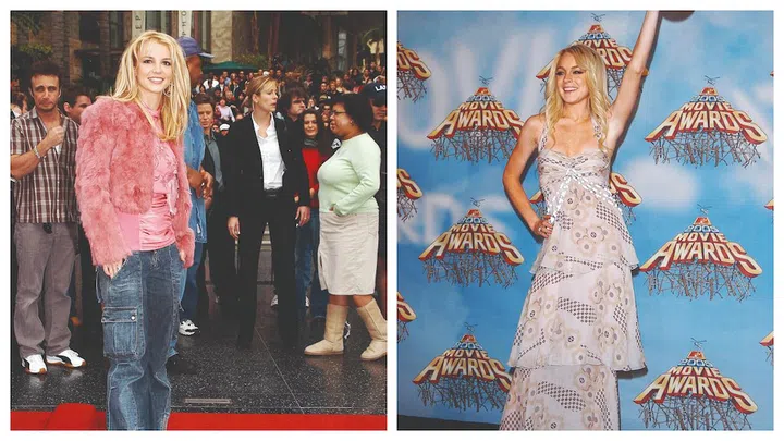 Britney Spears and Lindsay Lohan (Photos: TPG/Click Photos)