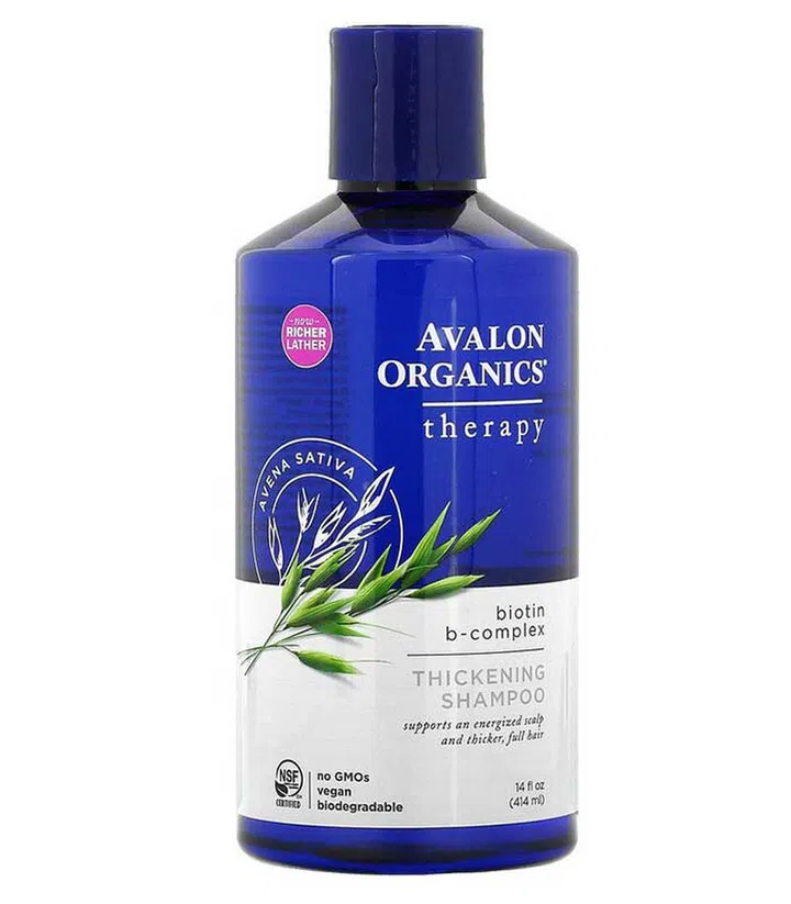 Next up, with 23,316 reviews (as of publish) totalling to 4 stars is the US-based Avalon Organics' Biotin B-Complex Thickening Shampoo ($9.19). It's vegan, non-GMO, animal cruelty free, and the formula itself is biodegradable. 