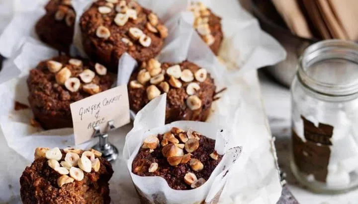 Gluten-Free Ginger, Carrot & Apple Muffins