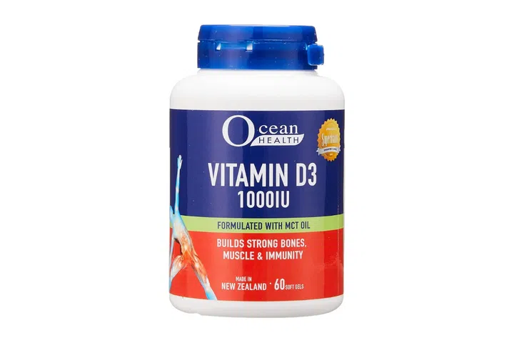 Ocean Health 1000iu Vitamin D3, 60 Softgels
