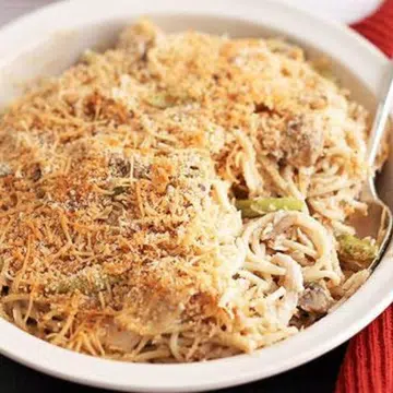 Baked Chicken & Mushroom Pasta