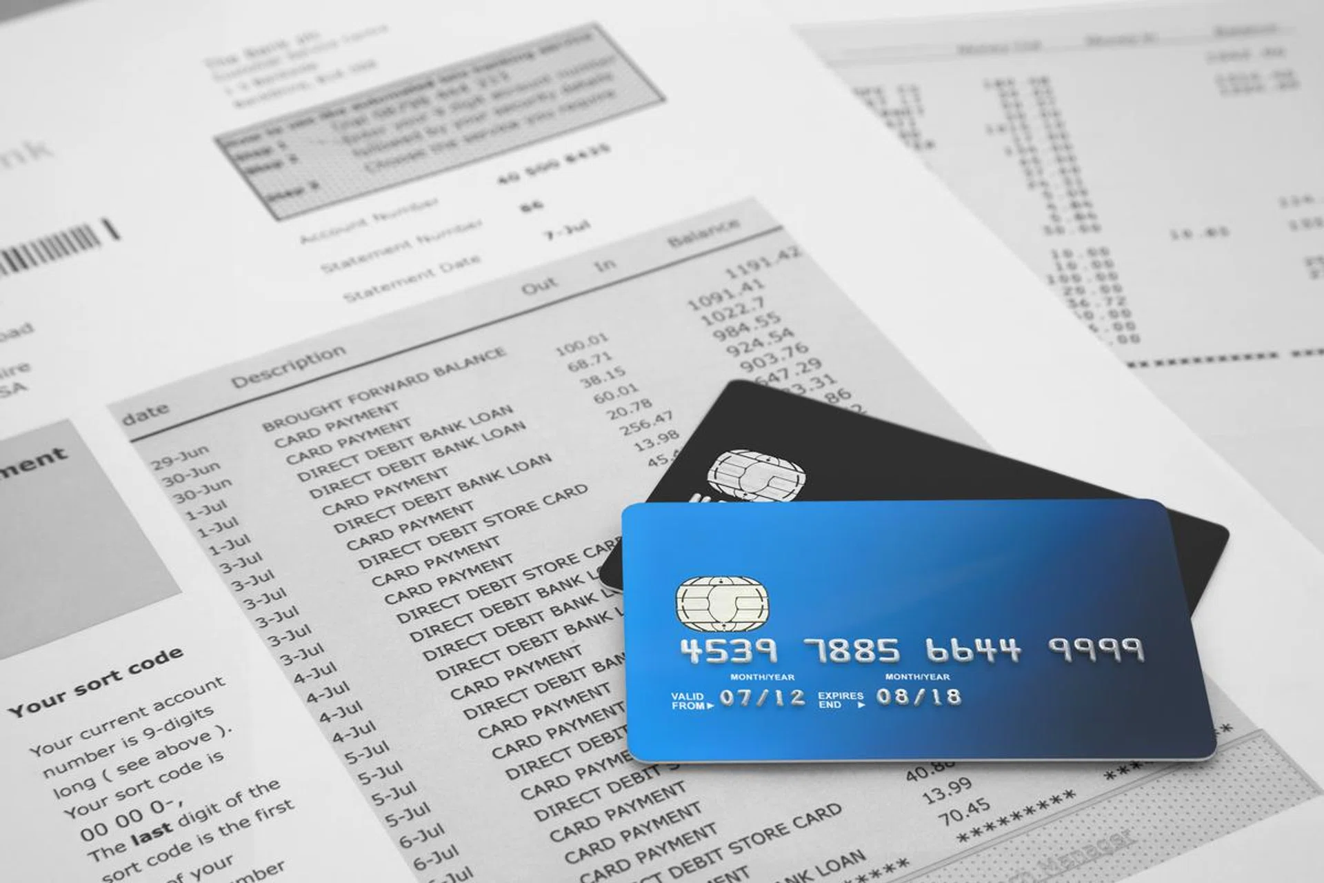 How to read credit card statements