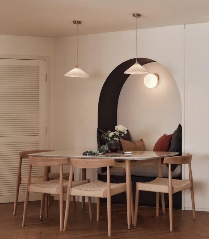 The cosy dining nook. Credit: Home & Decor