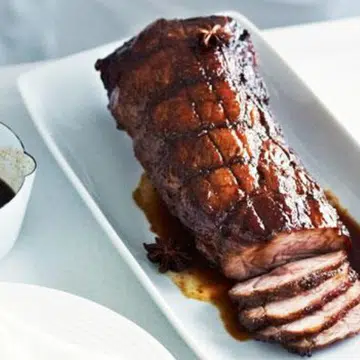 Sticky Glazed Slow Roast Pork
