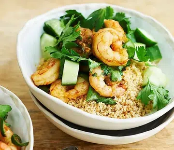 Fried Prawns With Preserved Lemon &amp; Green Chillies