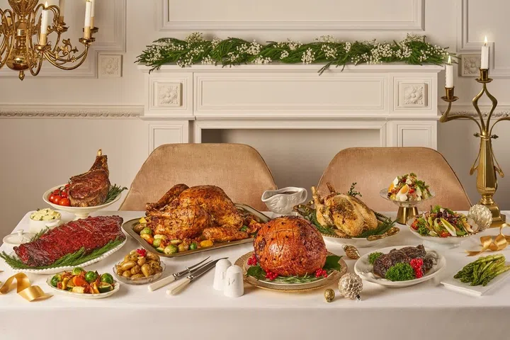 christmas takeaway delivery 2025