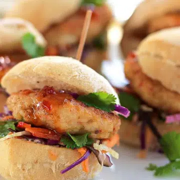 Thai Fish Cake Sliders