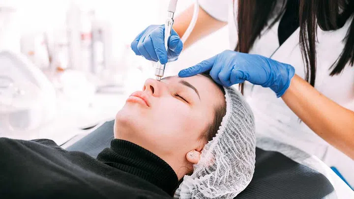 Microdermabrasion will improve the overall texture and quality fo the skin and leave it clean, clear, and glowing.