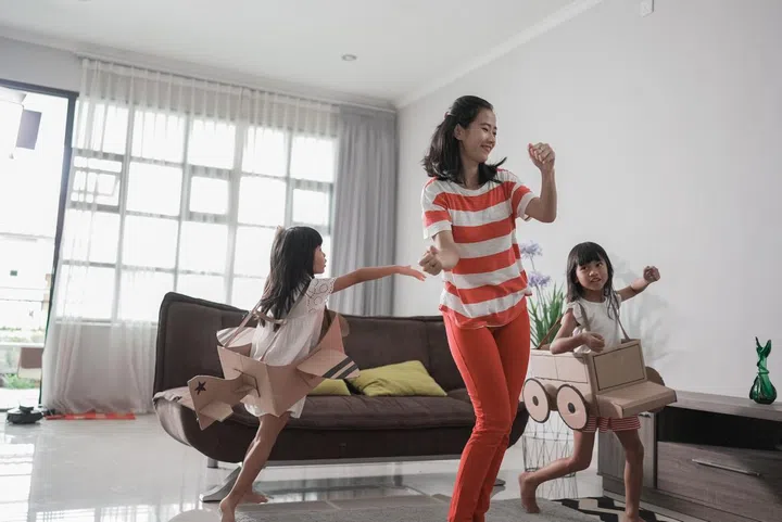 Invite the kids to join you