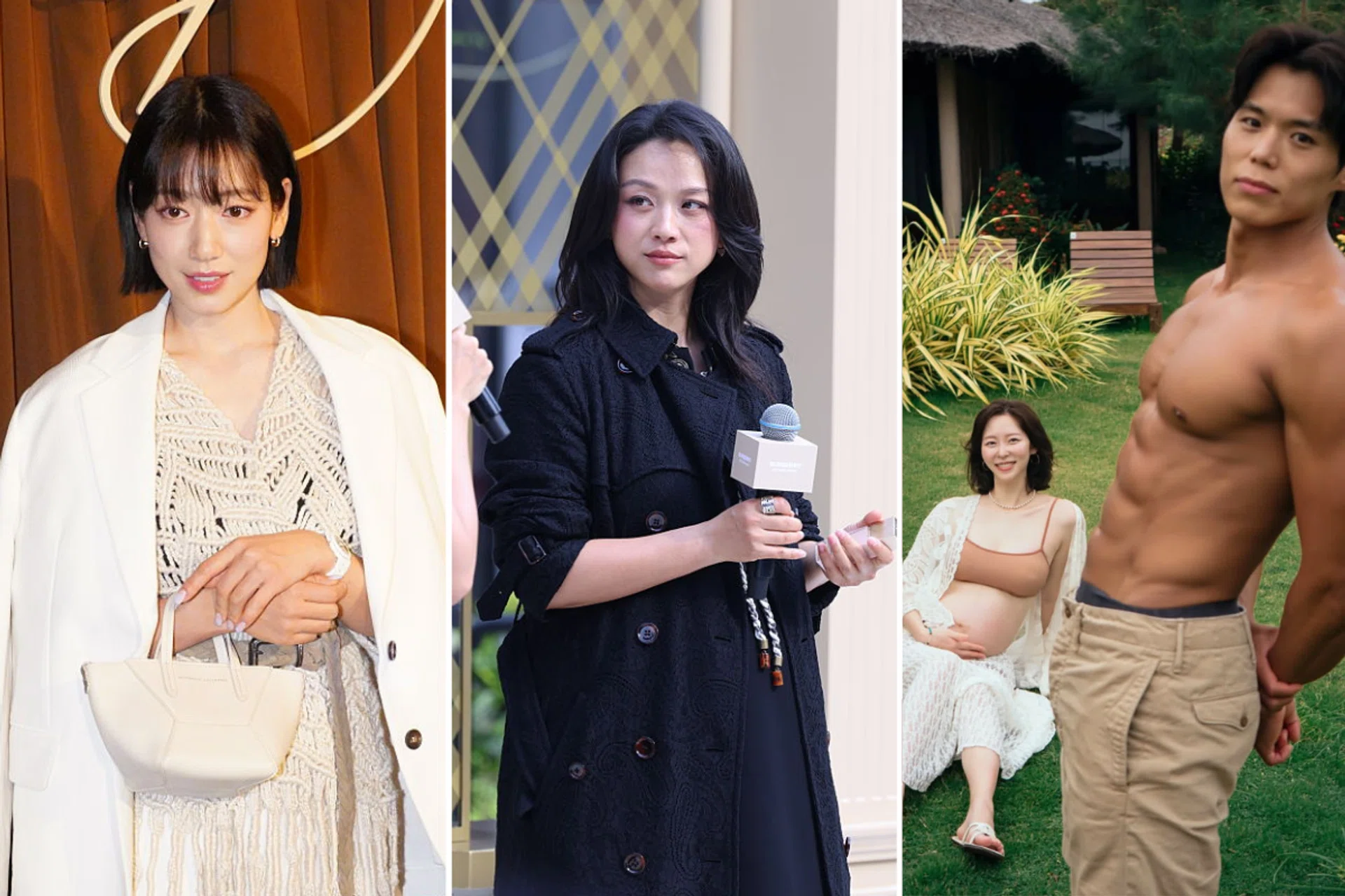 celebs with babies 2026 park shin hye, tang wei, amotti