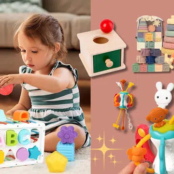 best montessori toys for babies, toddlers and up to 18 months