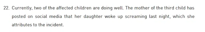 Source: Kinderland press statement, 29 Aug 2023