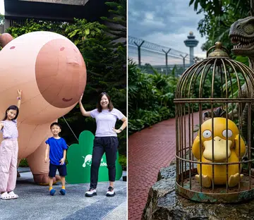Things to do with kids april 2026 Capy Celebration at River Wonders, Pokemon Tour at Changi Jurassic Mile
