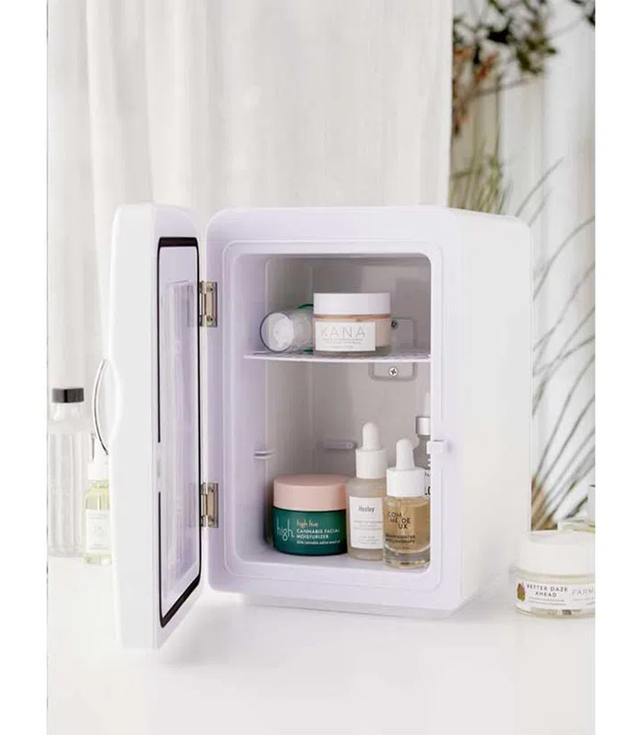 Vanity Planet Fria Mini Beauty Refrigerator ($147 from Urban Outfitters)