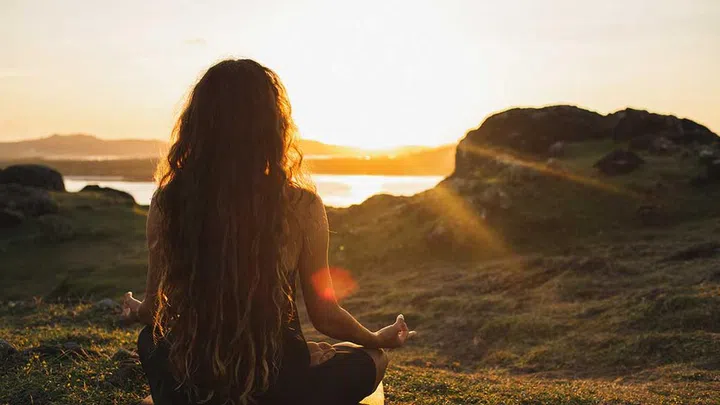 You can imagine that this "energy" you're feeling has a colour as it moves through your body.