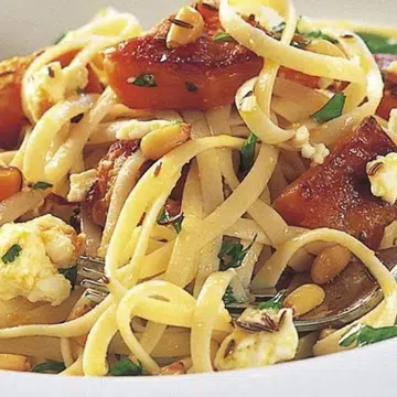 Roasted Pumpkin & Feta Pasta