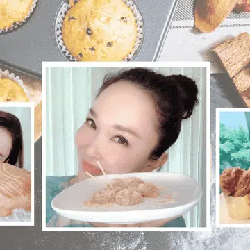 Fann Wong, Muah Chee, Huat Kueh, Gula Melaka Chiffon Cake, Recipe