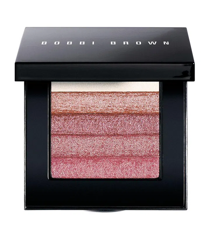 Bobbi Brown's Shimmer Brick Compact highlighter in rose gold ($82)