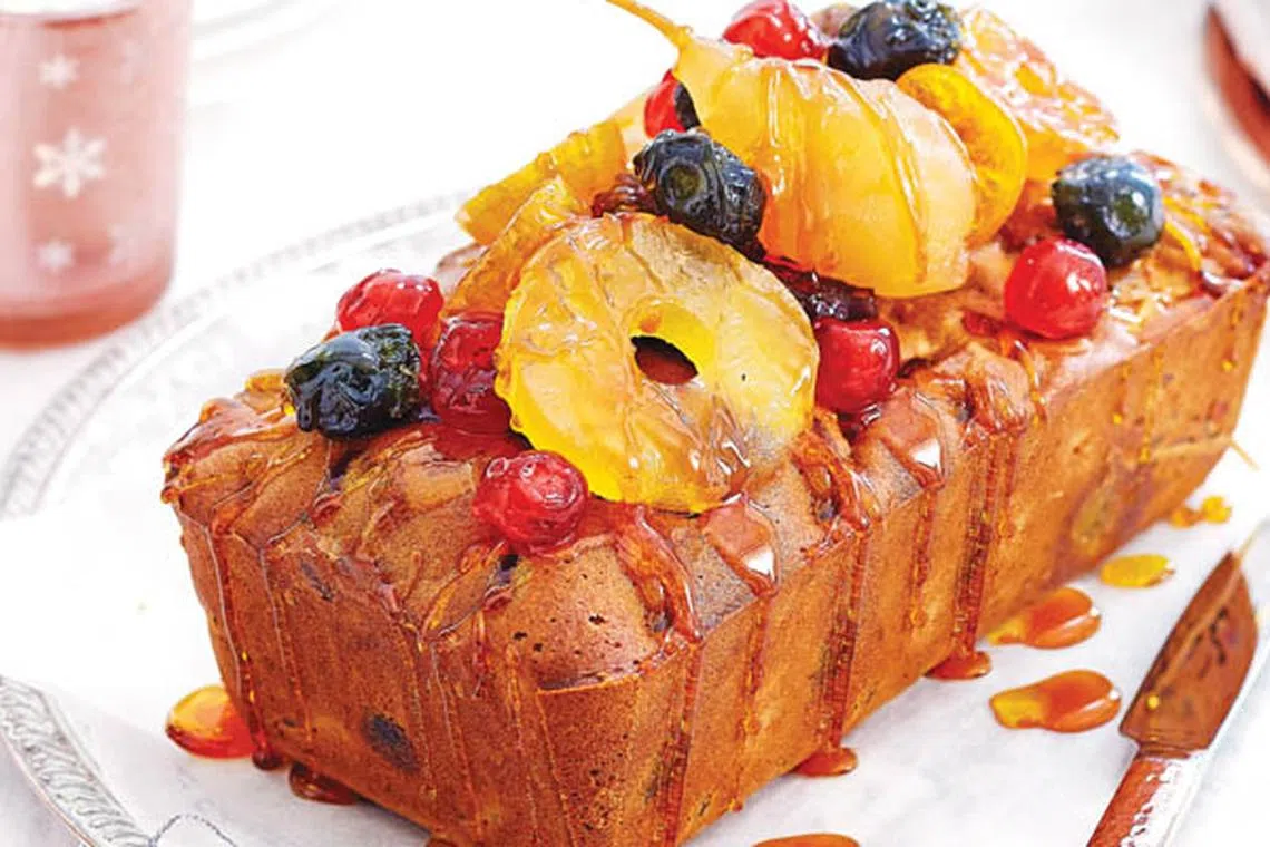 Stained Glass Glace Fruit Cake - The Singapore Women's Weekly | The ...